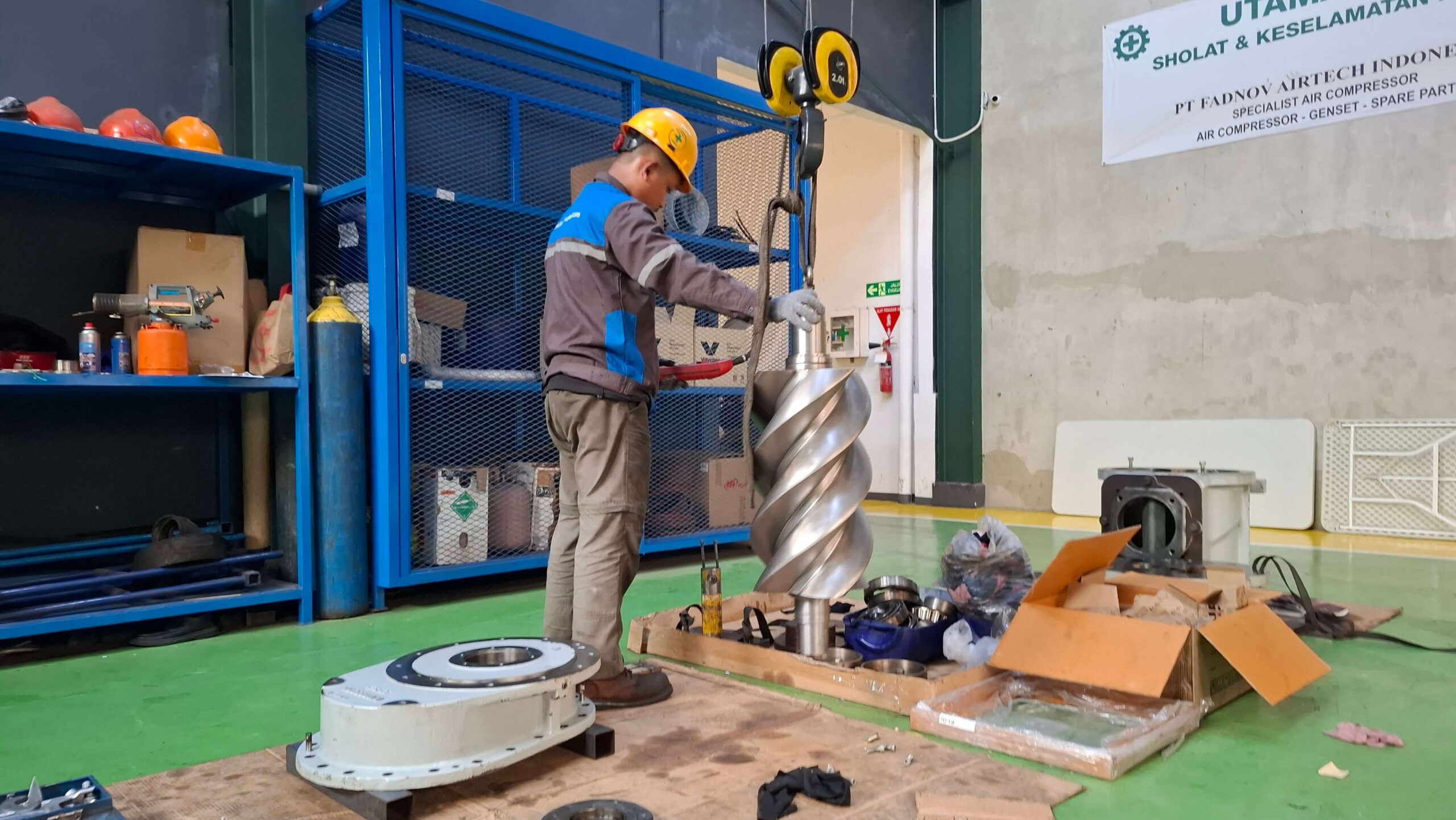 perawatan kompresor screw