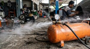 kompresor bocor angin